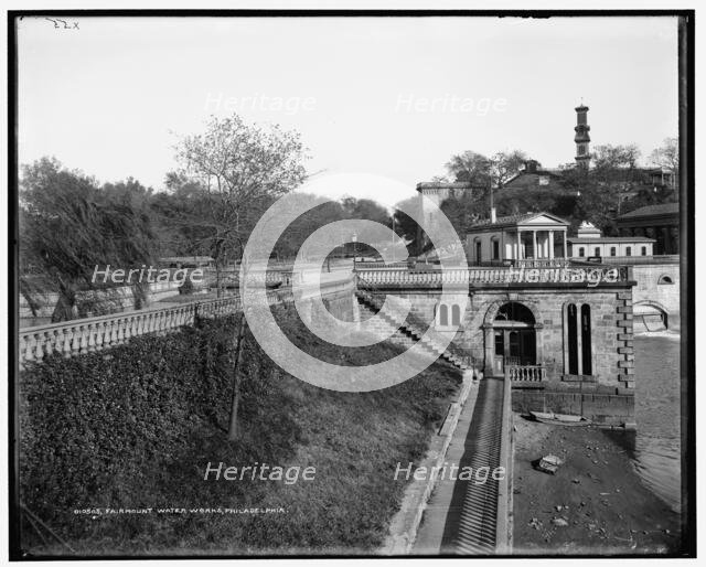 Fairmount Water Works, Philadelphia, between 1890 and 1901. Creator: Unknown.