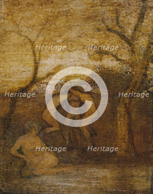 Dancing Dryads, by 1879. Creator: Albert Pinkham Ryder.