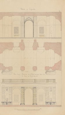 Grotto from the Gardens of the Farnese Palace at Caprarola, Preparatory Study..., 1815-23. Creator: François Debret.