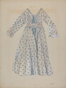 Doll's Dress, c. 1936. Creator: Lillian Stahl.