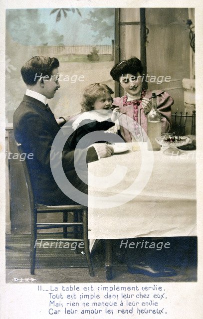 French Postcard, c1900. Artist: Unknown