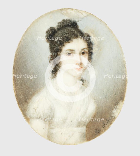 Portrait of Mária Sturman-Szirmay, around 1800. Creator: Unknown.