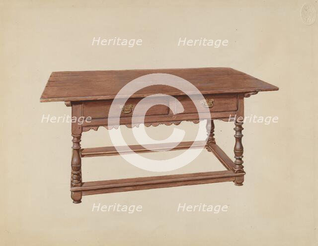 Table, c. 1936. Creator: Henry Moore.