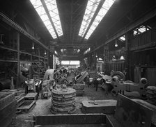 Cammell Laird's Cyclops Ordnance Steel Tyre and Spring Works, Sheffield, Yorkshire, 1913. Artist: H Bedford Lemere.