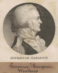 Winthrop Sargent, 1802. Creator: Charles Balthazar Julien Févret de Saint-Mémin.