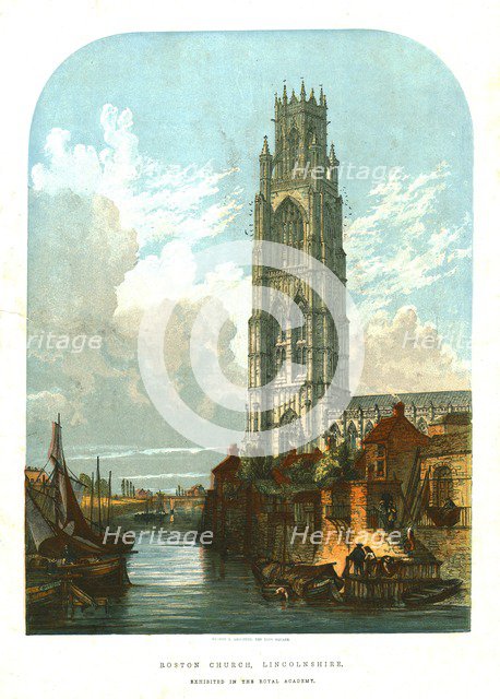 'Boston Church, Lincolnshire', 1856. Creator: Unknown.