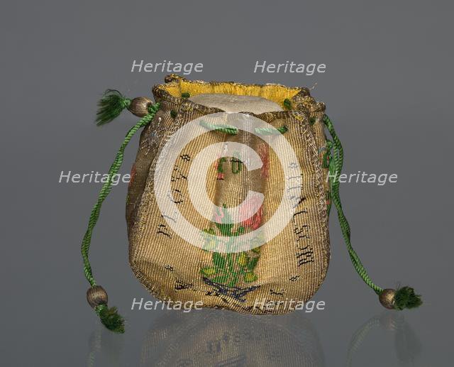 Woven Purse, 1700s. Creator: Unknown.