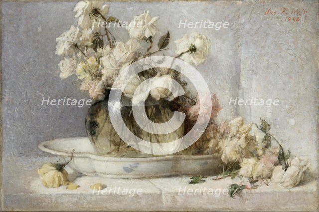 Roses, 1898. Creator: John Ferguson Weir.