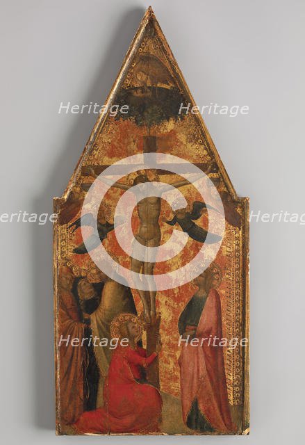 The Crucifixion, 1345-74. Creator: Allegretto Nuzi.
