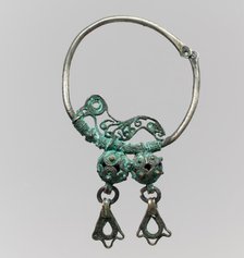 Earring, Avar, 8th-9th century. Creator: Unknown.