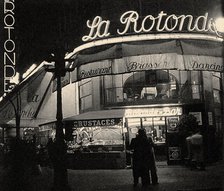 La Rotonde, Boulevard du Montparnasse. Creator: Anonymous.