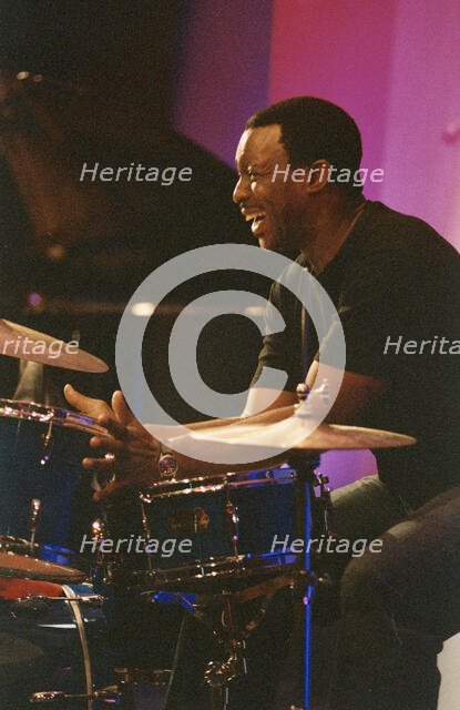 Herlin Riley, Nairn International Jazz Fesival, Scotland, 2004. Creator: Brian Foskett.