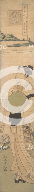 A Young Komuso, ca. 1768., ca. 1768. Creator: Suzuki Harunobu.