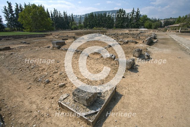 The House of the Hellanodikai, Nemea, Greece. Artist: Samuel Magal