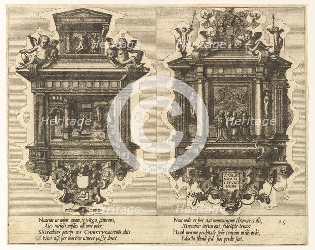 Cœnotaphiorum (25), 1563. Creators: Johannes van Doetecum I, Lucas van Doetecum.