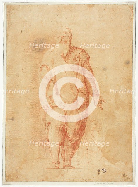 Standing Bearded Man, n.d. Creator: Luca Giordano.