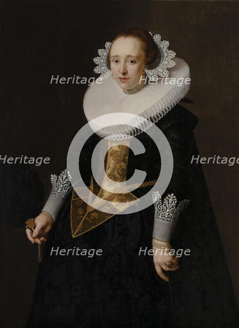 Portrait of a 22-Year-Old Woman, 1628. Creator: Nicolaes Eliasz Pickenoy.