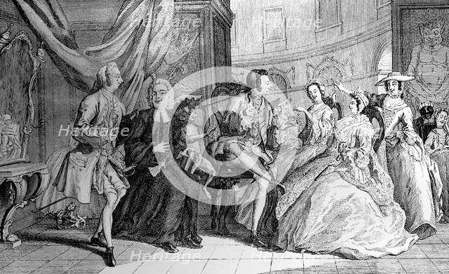 'Paintin a la Mode', 1748. Artist: Unknown