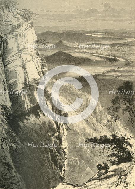 'Chattanooga and the Tennessee from Lookout Mountain', 1872.  Creator: Frederick William Quartley.