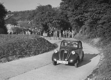 Fiat Topolino of J Eason-Gibson competing in the VSCC Croydon Speed Trials, 1937. Artist: Bill Brunell.