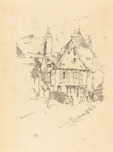 Gabled Roofs, 1893. Creator: James Abbott McNeill Whistler.