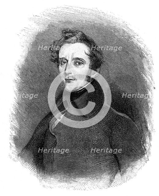 Alphonse de Lamartine (1790-1869), French writer, poet and politician, 1900. Artist: Unknown