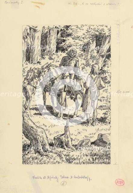 30.-Why aren't you going to leave?, 1953. Creator: Andrej Kovacik.