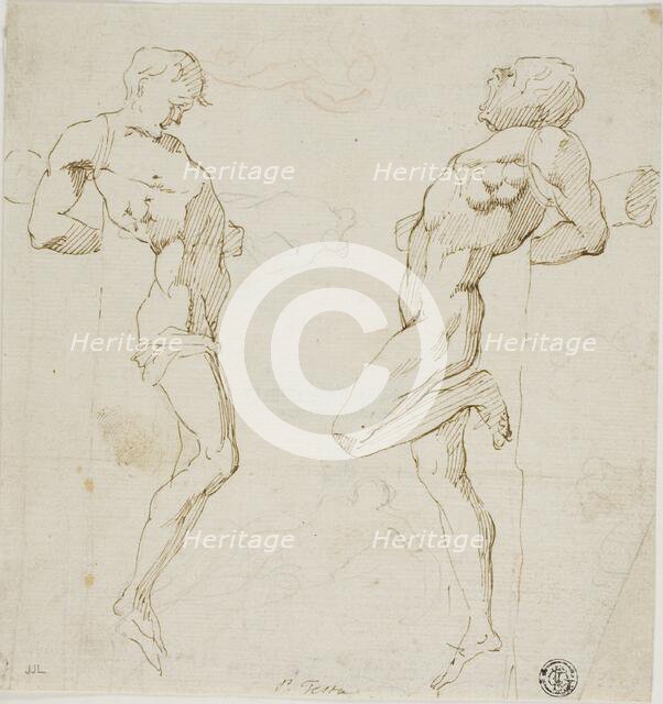 Studies for Thieves on the Cross (recto), n.d. Creator: Pietro Testa.
