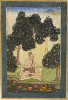 Yogini in the forest, c1620. Artist: Unknown.