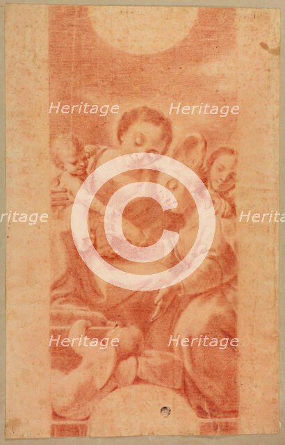 Mystic Marriage of Saint Catherine, 18th century. Creator: Unknown.