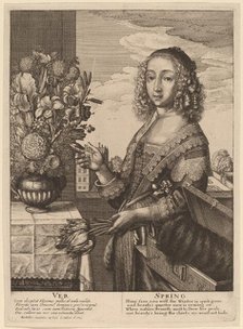 Spring, 1641. Creator: Wenceslaus Hollar.
