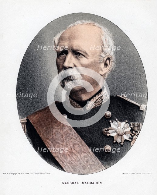 Marie Edme Patrice Maurice MacMahon, Duc de Magenta, French soldier and statesman, c1880. Artist: Anon