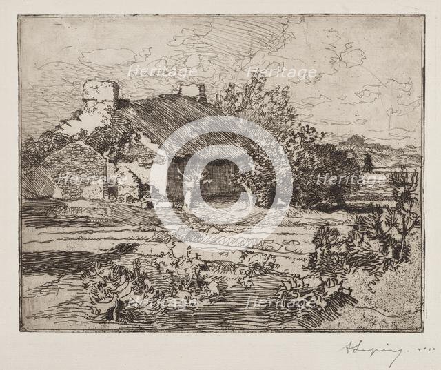 Vielle Bourrine, Maison du Marais, Vendée, 1892. Creator: Auguste Louis Lepère (French, 1849-1918).