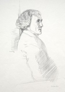 Sir Henry Irving, 1898. Creator: William Rothenstein (British, 1872-1945).