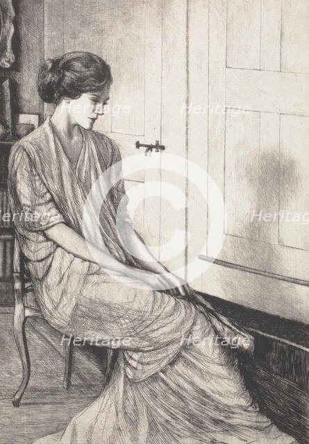 La Tanagra, c1900-1925. Creator: Ernest Haskell.