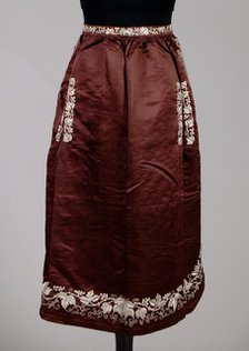 Apron, American, 1850-60. Creator: Unknown.