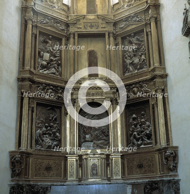 Main altarpiece of the Church of the Convent of San Isidoro del Campo in Santiponce (Sevilla), 16…