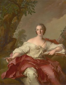 Portrait of Marie-Thérèse Geoffrin (1715-1791), Marquise de la Ferté-Imbault, 1738. Creator: Nattier, Jean-Marc (1685-1766).