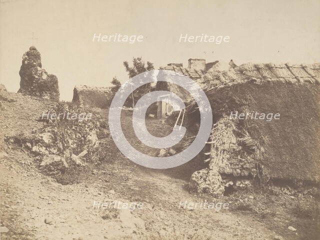 Village de Murols, 1854. Creator: Edouard Baldus.