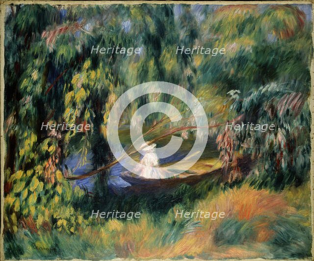 The boat, ca 1878. Creator: Renoir, Pierre Auguste (1841-1919).