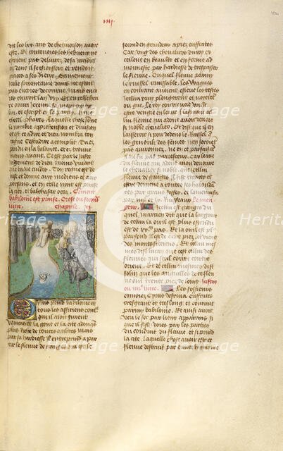 The Conquest of Babylon; Miroir Historial, about 1475. Creator: Unknown.