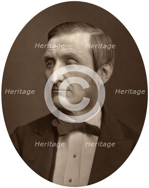 John Hall Gladstone, President of the Chemical Society, 1880.Artist: Lock & Whitfield