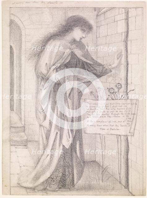 Pyramus and Thisbe - Thisbe, 1864. Creator: Sir Edward Coley Burne-Jones.