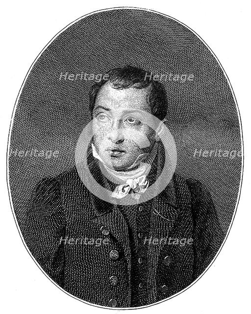 Portrait of the author Faddei Bulgarin (1789-1859), 1828. Artist: Anonymous  