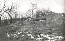 'La Deuxieme Phase de la Bataille; Une section de mitrailleuses en position, le 6 mars..., 1916 (192 Creator: Unknown.