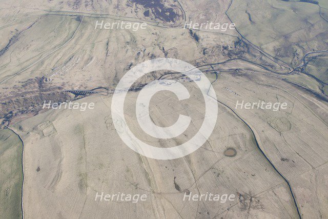 Three Romano-British enclosed settlement earthworks, Intake, Crosby Garrett Fell, Cumbria, 2014. Creator: Historic England Staff Photographer.