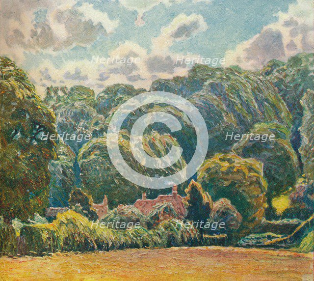 'A Wooded Hillside, Upton Grey', c1914. Artist: Emile Claus.