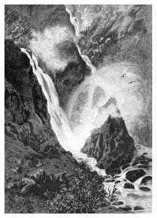 Wallamumbi Falls, New South Wales, Australia, 1886. Artist: Unknown