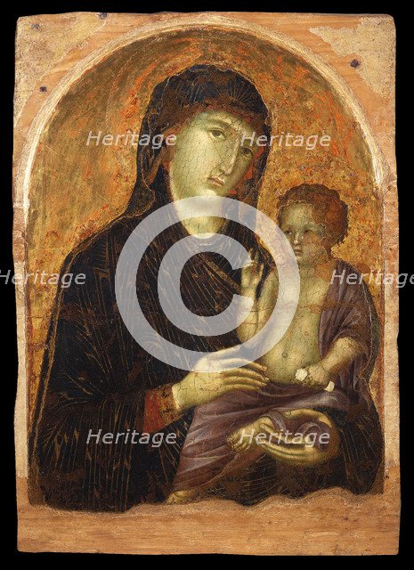 Madonna with Child, Second half of 13th century. Artist: Duccio di Buoninsegna (1260-1318)