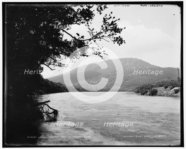 Lookout Mountain from the Tennessee River, c1902. Creator: William H. Jackson.